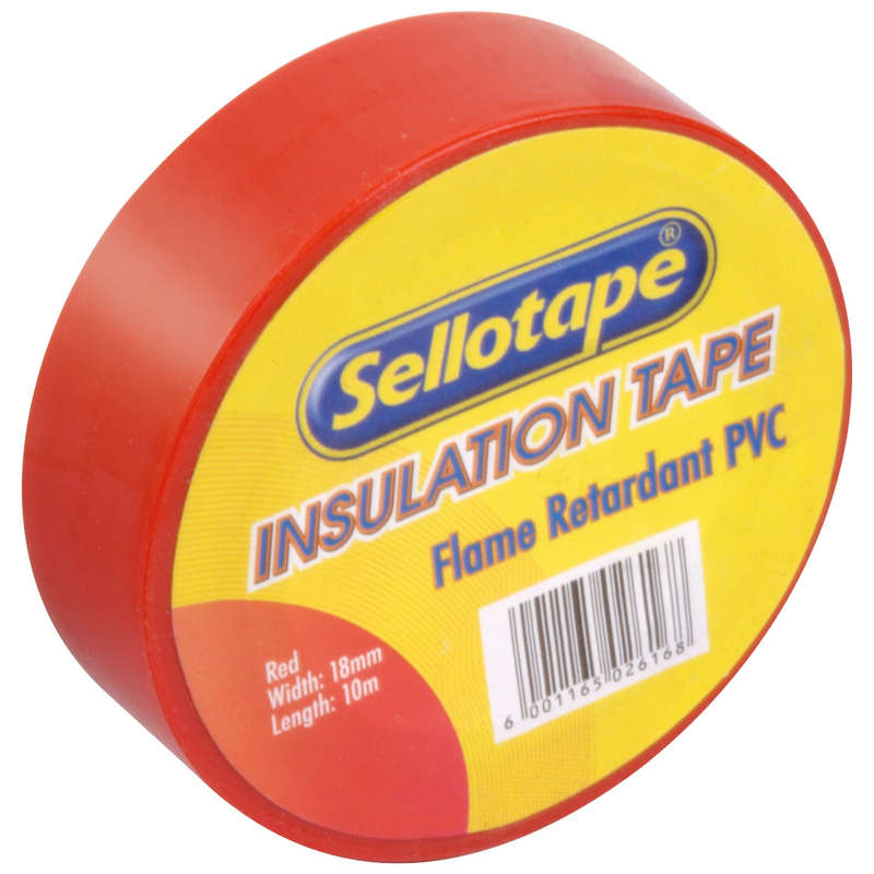Tape Sello Insulation 18 X20 M Red