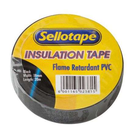 Tape Insulation Nitto 18 X20 M Black #21