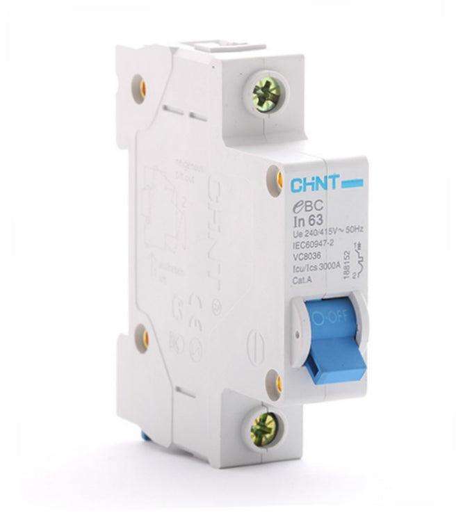 Mini Din Rail Circuit Breaker 1 P 25 A 3 Ka C Curve Ebc 1 Pc25 03