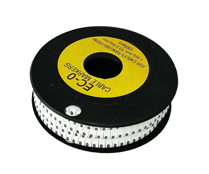 Cable Marker 9 White Od 1.5 3mm2 Ec Type 190560(ec 0 9)