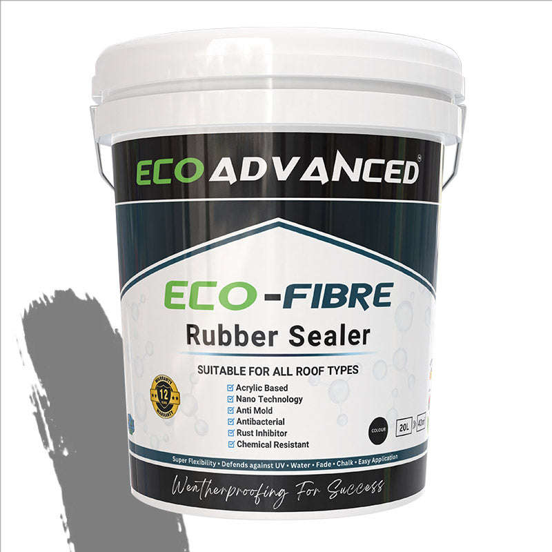 Eco Advanced Ecofibre Rubber Sealer 20 L Dark Grey