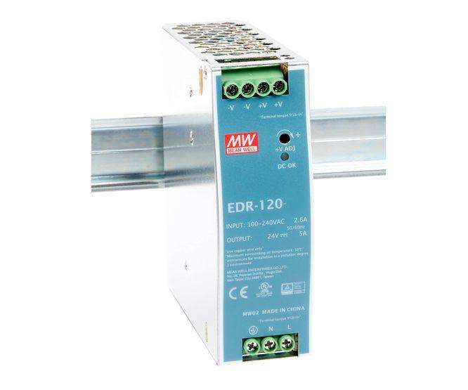 Power Supply D/R I=220 V O=24 V 5 A 120 W Edr 120 24