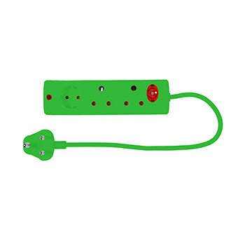 Multiplug 3 Way Green E/Mate Xxx