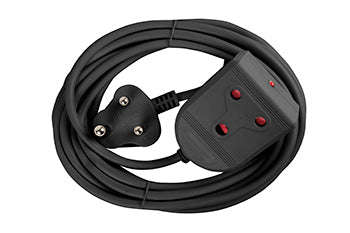 Extension Lead 16 A 5 M Black E/Mate