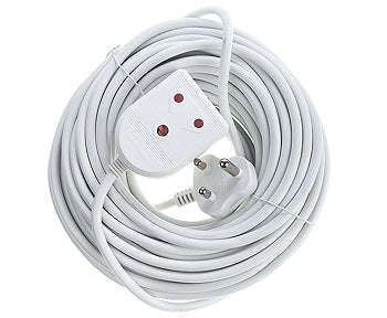 Extension Lead 16 A 20 M White E/Mate