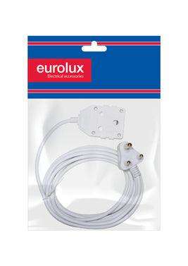 Extension Cord White 1.00mm 5m Double
