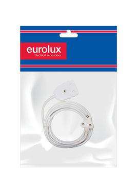 Extension Cord White 1.00mm 10m Double