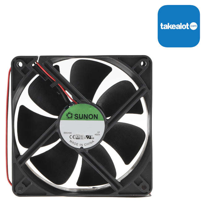 24 Vdc Axial Fan 120sqx25mm Bal 75 Cfm 2 Wire Open End Lead Eec0252 B3 0000 A99 (Tal Cpt)