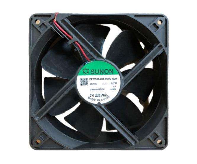 48 Vdc Axial Fan 120sqx38mm Bal 138 Cfm Wire Leads Eec0384 B1 0000 A99