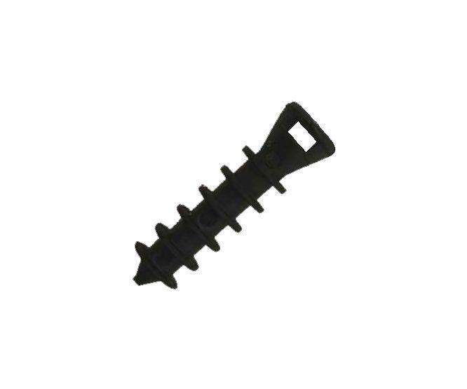 Wall Plug Cable Tie Mount 7mm Black Eh 1 B7