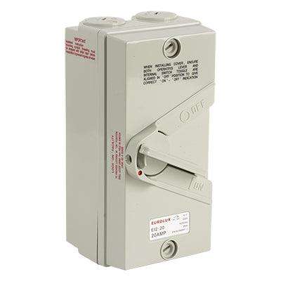 Isolator Switch 2 Pole 20 Amp 440 V Ip66
