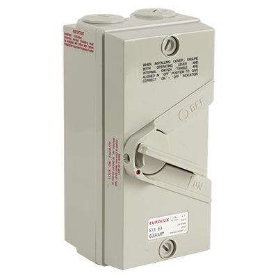 Isolator Switch 3 Pole 63 Amp 440 V Ip66