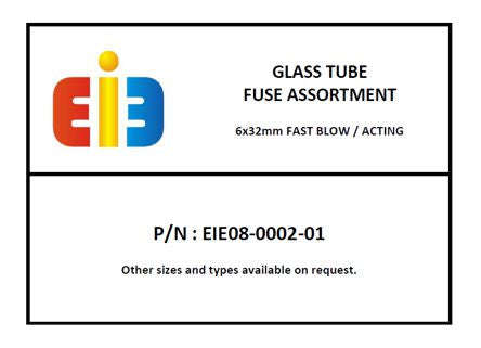 Laminated Label Eie08 0002 01 Label