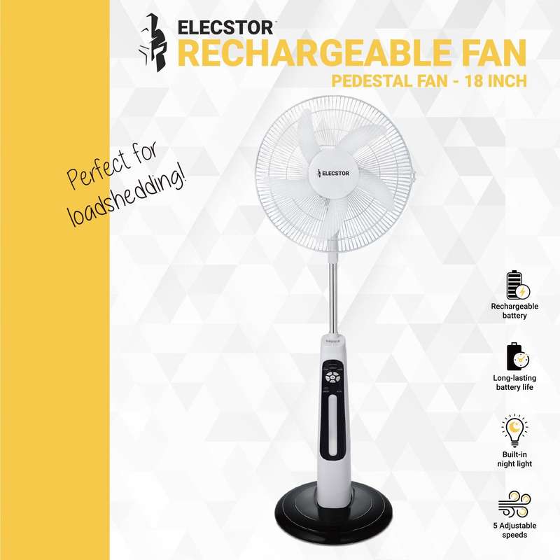 Elecstor 18 Inch Pedestal Fan