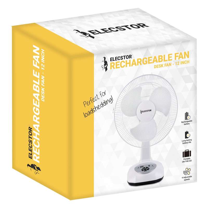 Elecstor 12 Inch Desk Fan