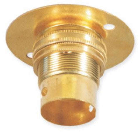 Elec Mts Lampholder Brass Batton L