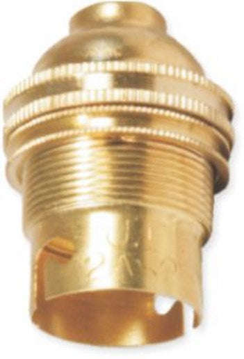 Elec Mts Lampholder Brass L