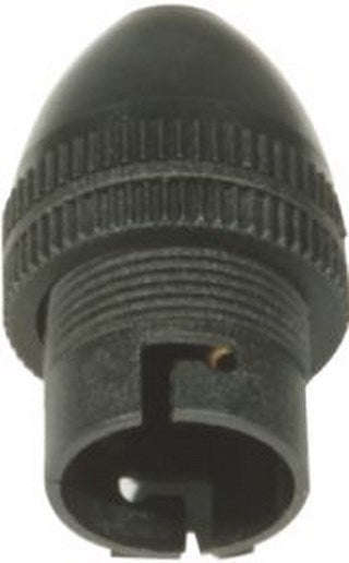 Elec Mts Lampholder 10 Mm Black