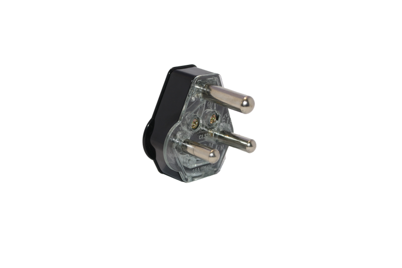 Mts Electric Plug Top Black Solid Pin