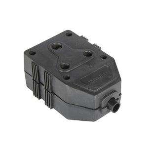 Janus Coupler Black Pvc Double 16 A