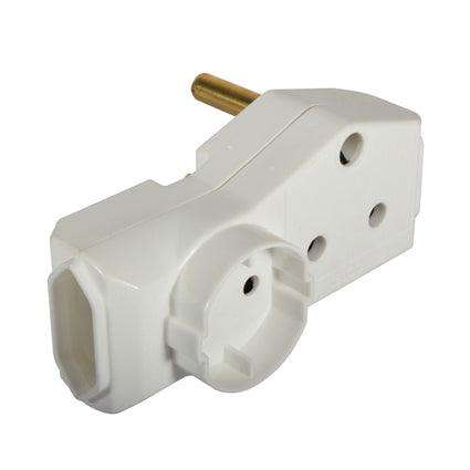 Adaptor Din 232 1x Schuko/1x16 A/2x5 A