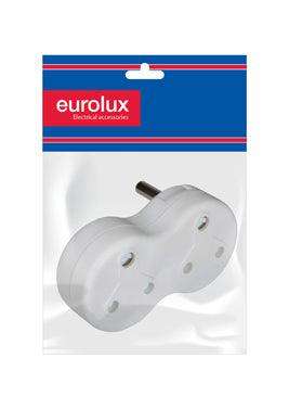 Adaptor 2 X 16 A Plug In H/C & Bag Pp