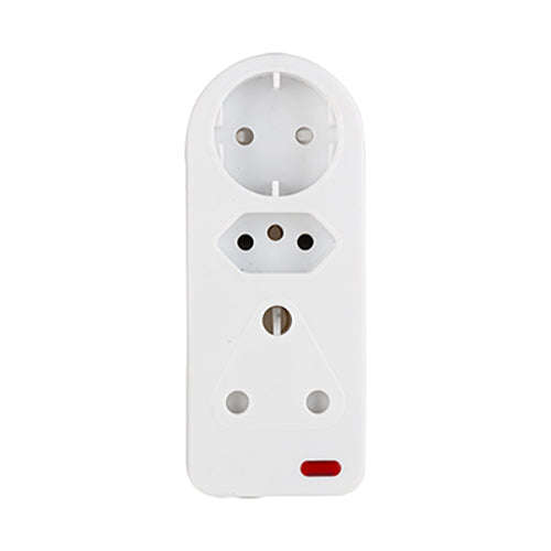 3 Way Adaptor 1x Sch 1x16 An 1x16 A