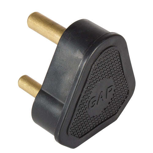 Plug Top Black Rubber 16 A 3 Pin Hollow Pin