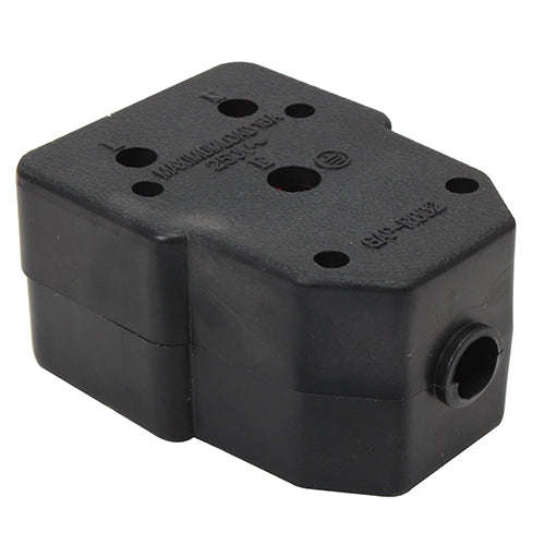 Janus Coupler Black Double 16 A (Rubber Industrial)