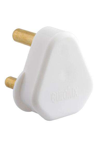 Plug Top White Nylon 16 A 3 Pin Hollow Pin