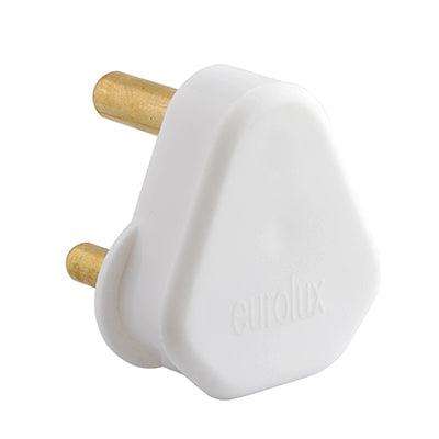 Plug Top White Nylon 16 A 3 Pin Hollow Pin
