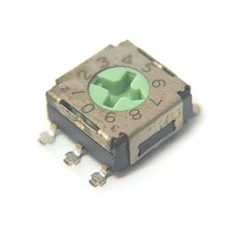 Rotary Switch Smd 10 W C/Code Erd610 Cm