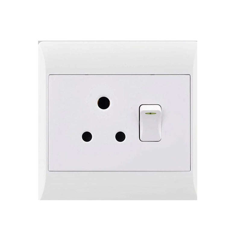Socket E/Mate 4 X4 Single 16 A White