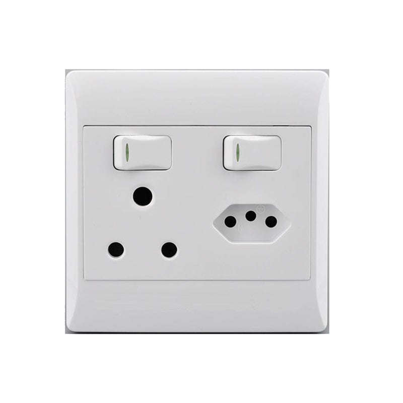 Socket E/Mate 4 X4 Single 16 A+Euro White