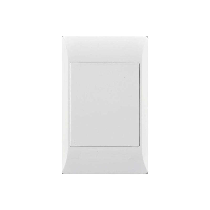 Socket E/Mate 2 X4 Blank Plate White