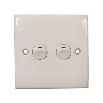 ***Bs 2 Gang 1 Way Switch 10 A