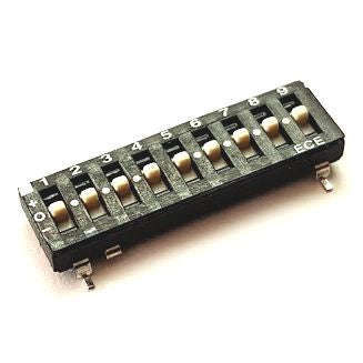 Dip Switch Tri State Smd 9 Pole Pcb Ets109 Ez