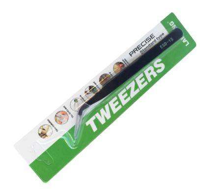 Esd Universal 45 Deg Bent Tweezer 122mm Ts 15 (Blister)