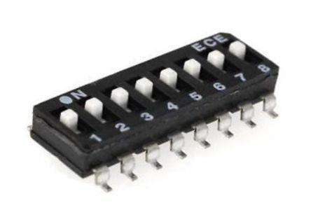 Dip Switch Smd 08 P Extend Act Esd108 E
