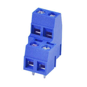 Terminal Block Str 4 W 5.0mm Double Deck Pcb Etb19040 B000