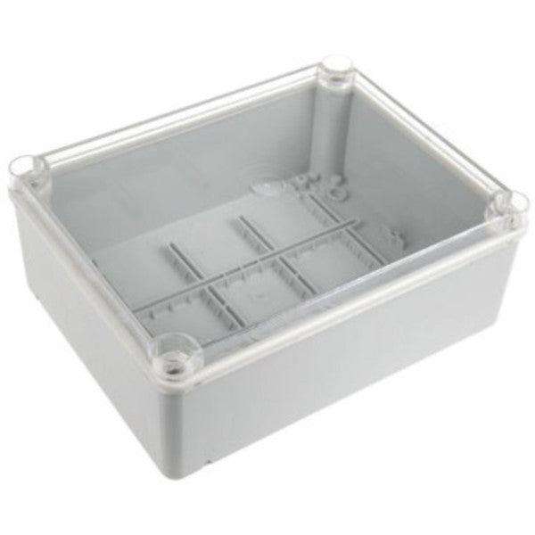 Enclosure Grey Base & Clear Lid 120x120x55mm Ewp 060 539