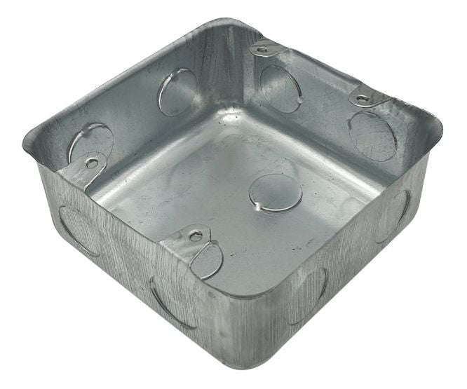 Wall Box Galvanised 4 X4 Ext Galv 4 X4