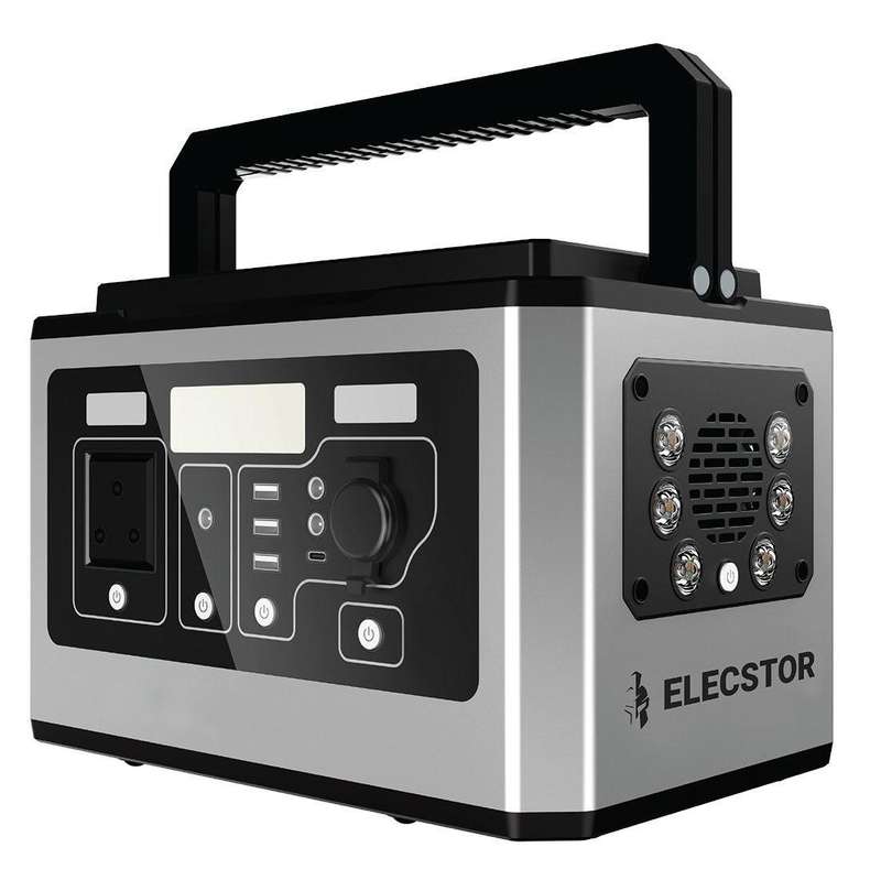 Elecstor 500 W Portable Power Station 135000m Ah 499