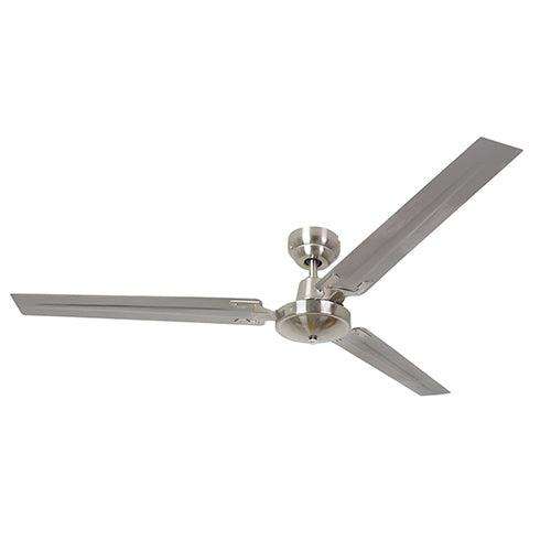 Industrial Ceiling Fan 3 Blades S/Chrome Motor Power 60w