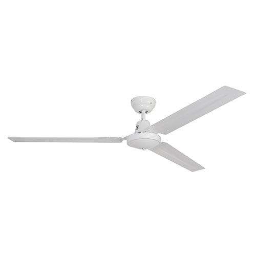 Industrial Ceiling Fan 3 Blades White Motor Power 60w