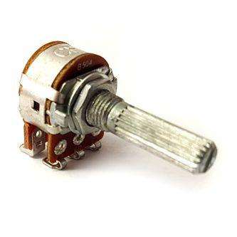 Potentiometer S/T Lin Dual 17mm 500 K F16 Kgpe B500 K L25 Kqd