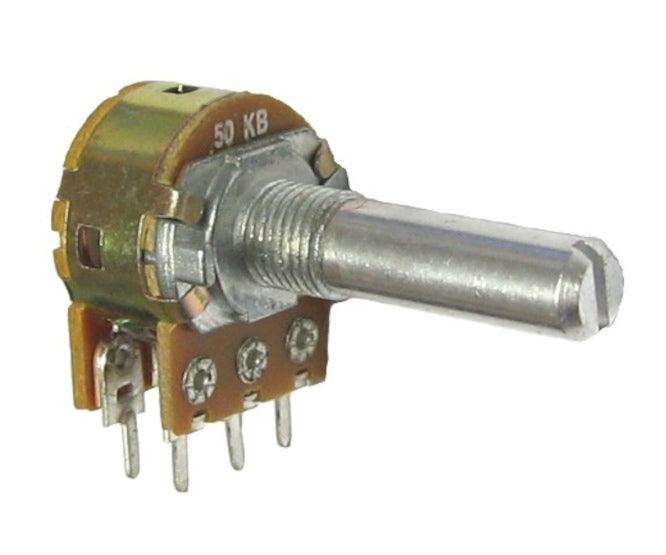 Potentiometer Switch Lin Pcb 17mm 10 K F16 Ksh N B10 K L25 Re