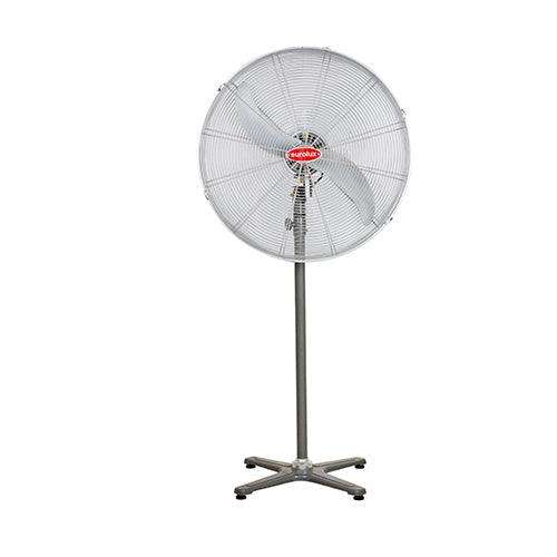 Hurricane Standing Fan 2 Blades Silver Motor Power 230w