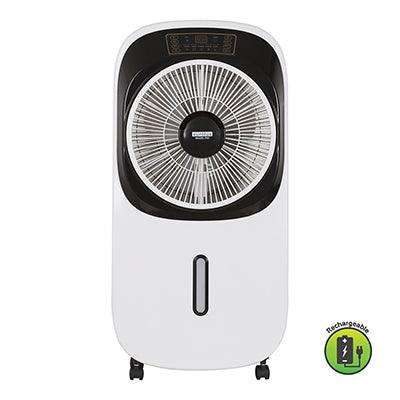 Rechargeable Portable Mist Fan With Led Emergency Light