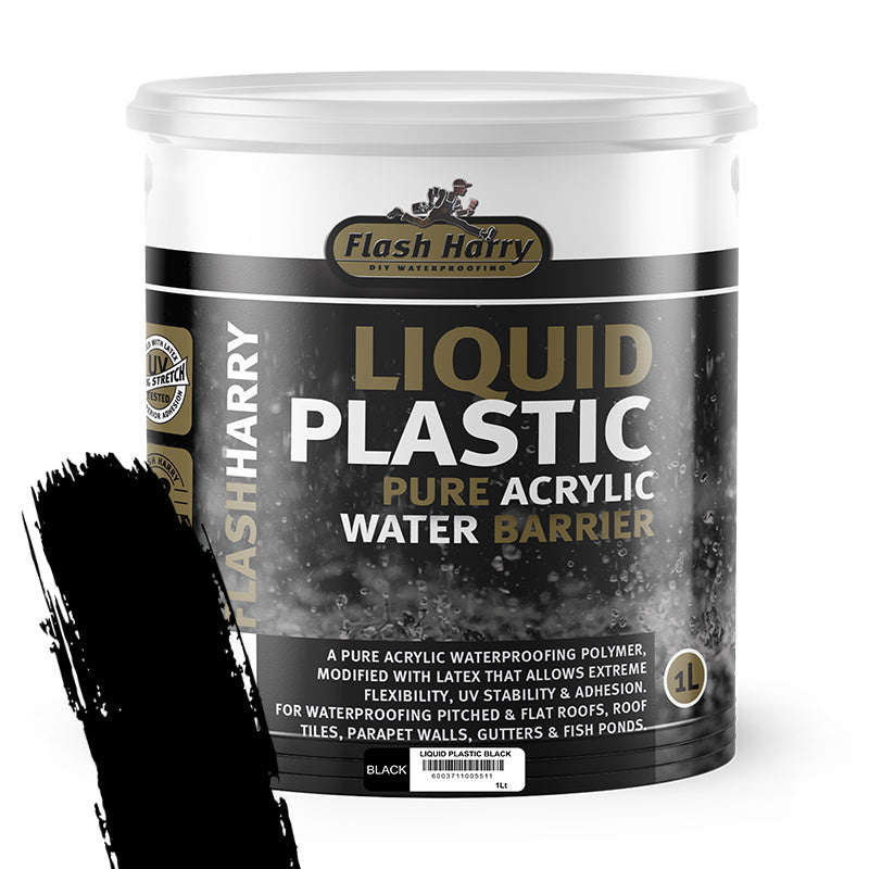 Flash Harry Liquid Plastic Black 1 L